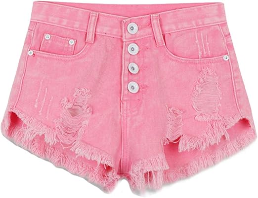 pink tassel shorts