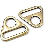 VersaKits 8 Pcs Triangle Rings Heavy Duty Metal Triangle Buckles D Rings for Purse Strap Belt Bag Sewing