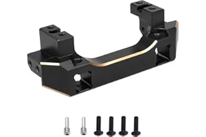 Hobbypark 87.8g/pc Heavy Duty Brass Front Bumper Servo Mount for Traxxas TRX-4 TRX4 1/10 RC Crawler Car Scale & Trail Truck