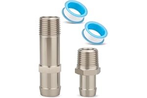 Heater Hose Fitting Kit Fit for Most GM Engines, Fit for Chevy Chevelle Camaro Nova Impala BBC SBC 283 305 350 383 400, 5/8" 