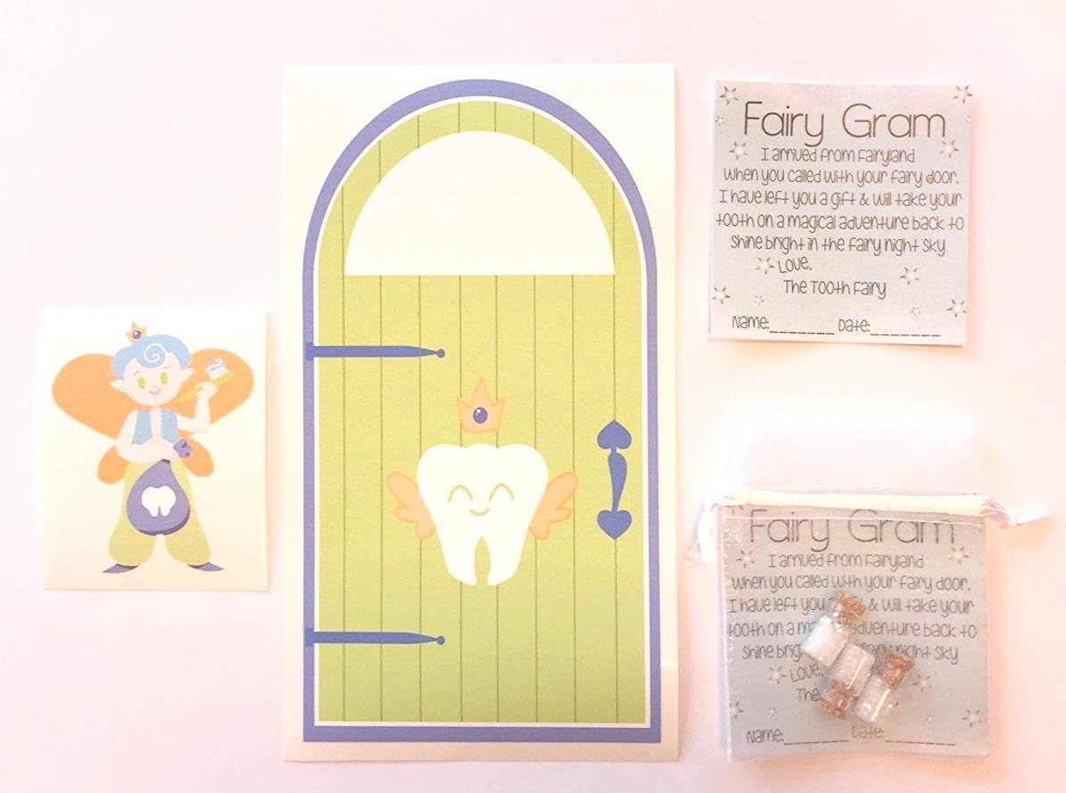 Magical Tooth Fairy Door Set for Boys