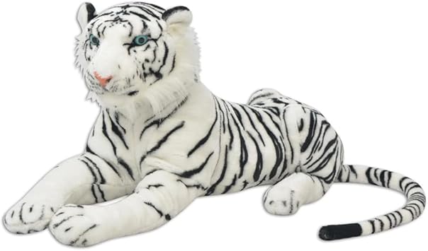 Realista Realista Peluche Peluche Blanco Tigre Juguete Suave 100 Cm 40 Bebe Juguetes Blandos Zuwagon Com