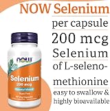 NOW Selenium 200mcg 90 Vegan Capsules Lab Tested Gluten Free Soy Free Vegetarian view 5