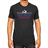 Wright & Ditson Adult NHL Heather Charcoal True Fan Hockey T-Shirt - Tagless Cotton Polyester Blend - Ultimate Comfort