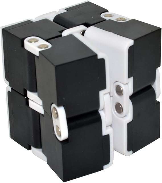 Junos Infinity Cube Stress Relief Toys for Adult and Small Child Gift Cube Cool Stress Reliever Magic Cube Puzzle Toy( Random Color)