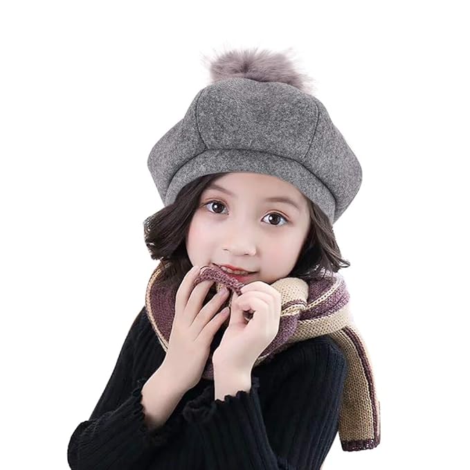 Amazon 子供用 ベレー帽 女の子 おしゃれ ウールハット 秋冬 防寒 Amazon 子供用 ベレー帽 女の子 おしゃれ ウールハット 秋冬 防寒