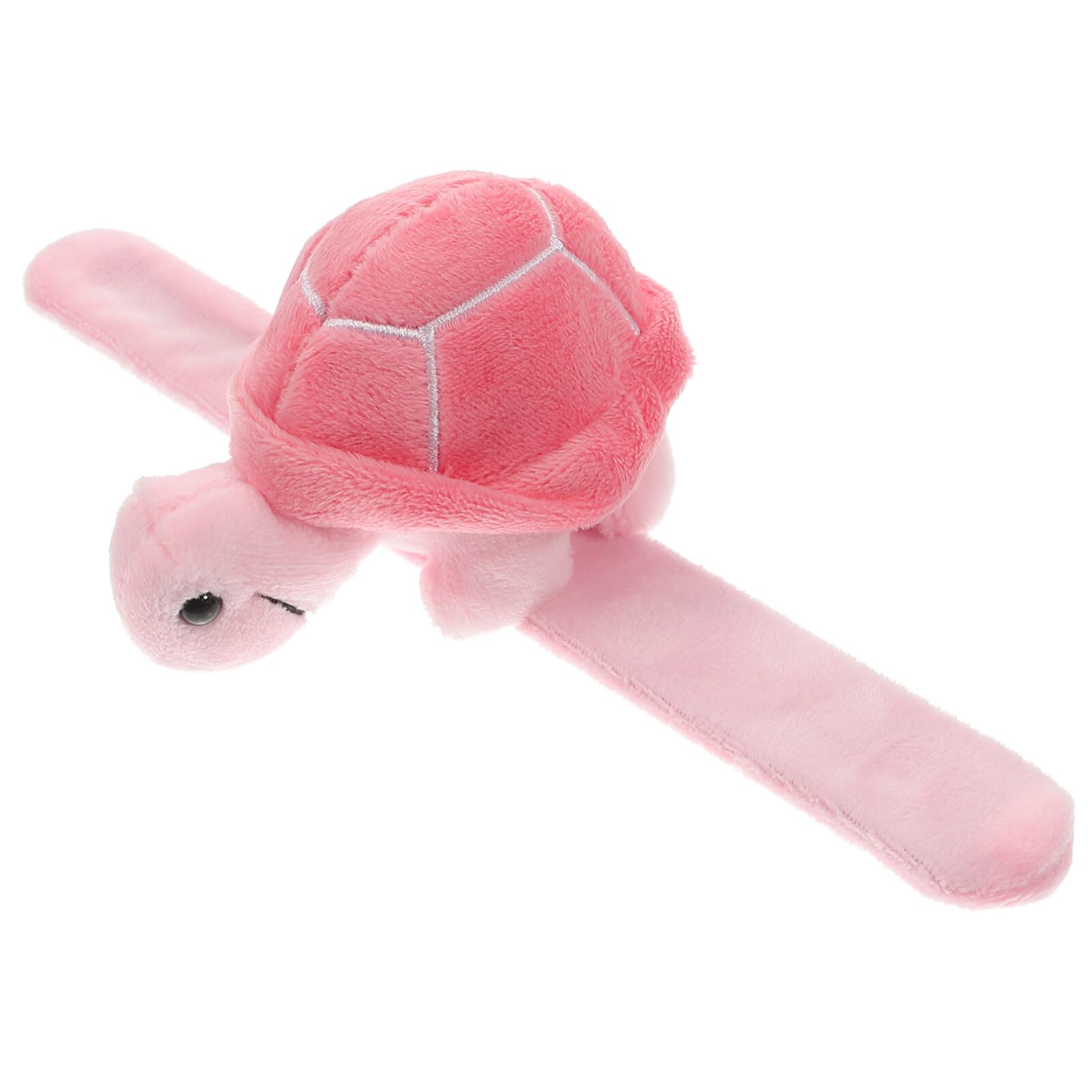 SAFIGLE Animal Slap Bracelet Plush Snap Band for Kids Birthday Party Favors Soft Stuffed Turtle Wristband Toy Lightweight and Comfortable Wear for Children