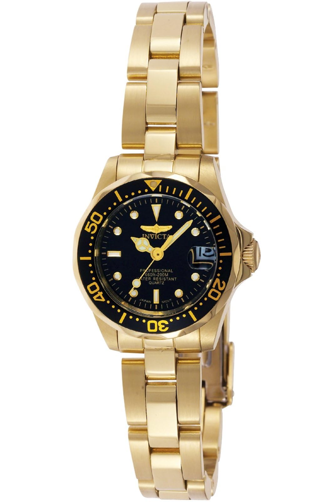 Invicta Pro Diver 8943 Women's Watch - Waterproof - Analogue - Quartz Movement - stainless steel with black dial - 24mm — image 1