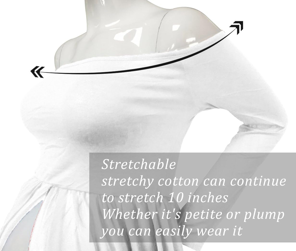 White Maternity-Dress Off Shoulder Long Sleeve Chiffon Gown Split Front Maxi Pregnancy Photography-Dress for Photoshoot (A-White) at  Women’s Clothing store