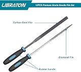 LIBRATON 13PCS Needle File Set with 6 Steel & 6 Diamond Files Case view 5