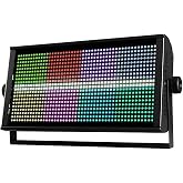MINGJIE 500W RGBW LED Strobe Light, DMX512 Stage Blinder | 960 LEDs, 8-Segment Pixel Control, Wash Effect, Sound Activated for DJ Gigs, Clubs, Parties, Weddings and Stage Events