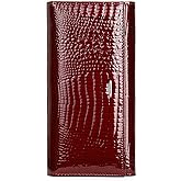 GHUHUALX Women's Wallet Long Leather Purse Credit Card Ladies Casual Wallet Fashion Clutch