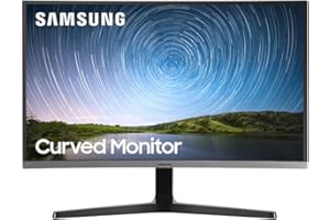 SAMSUNG 27-Inch CR50 Frameless Curved Gaming Monitor (LC27R500FHNXZA) – 60Hz Refresh, Computer Monitor, 1920 x 1080p Resolution, 4ms Response, FreeSync, HDMI,Black