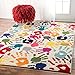 nuLOOM Pinkie Handprint Kids Area Rug, 8x10, Multi