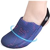 Hilph Foot & Toes Ice Pack Wrap for Broken Toes & Surgery Recovery, Wearable Forefoot Gel Ice Pack Cold Therapy Ice Sock with Strap for Hammer Toe, Injuries, Gout, Single Blue
