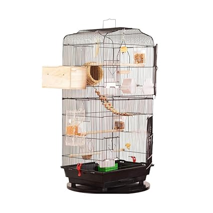 Lily Cages à Oiseaux Grande Maison Doiseau En Bois Solide D