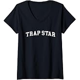 Womens Trap Star V-Neck T-Shirt
