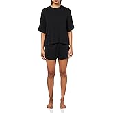 BOSS womens Ribbed Betty Short Set