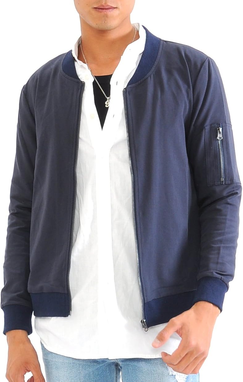 Amazon スペイド Spade Ma 1 スーツ生地 エムエーワン ジャケット メンズ Tr スリム E580 Xl ネイビー コート ジャケット 通販