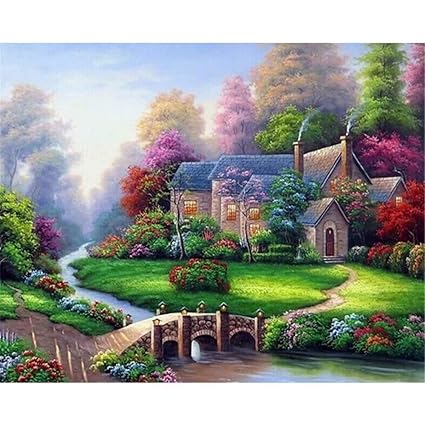 Amazon Com Diy 5d Diamond Painting By Number Kit Full Drill