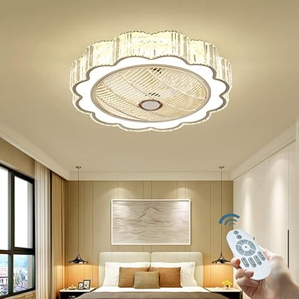 Dimmbare Mit Fernbedienung LED Deckenventilator Mit Beleuchtung 40W