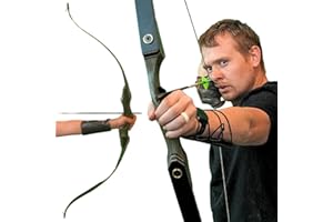The Inspected Black Hunter Recurve Bow by Shatterproof Archery