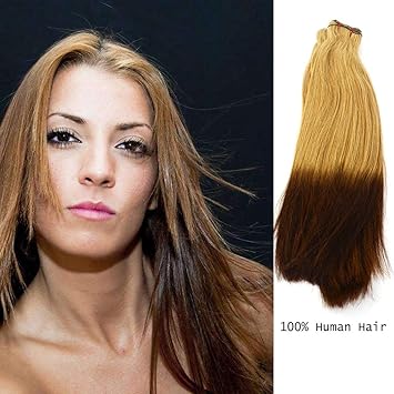 Amazon Com Forher 100 Real Two Tone Remy Human Hair Bundles