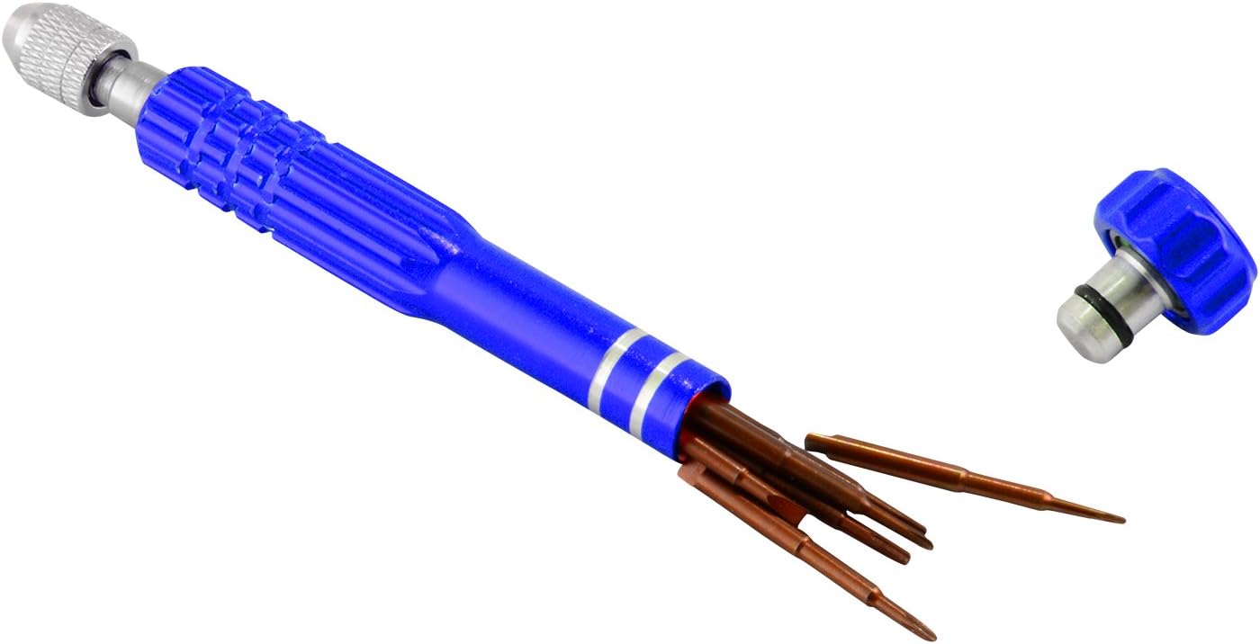 Precision Screwdriver Set with 5 Point Star Pentalobe for iPhone and Macbook Air (Blue)