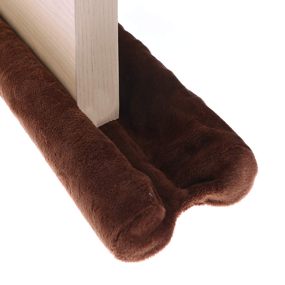 Heavy Duty Efficient Door Sweep SWISSELITE Double Door Draft Stopper Adjustable 32 to 38 Inches