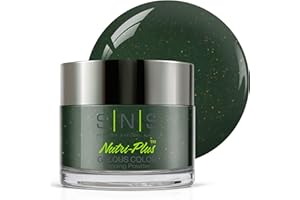 SNS HEALTHY NATURAL NAILS SNS Nail Dip Powder, Gelous Color Dipping Powder - Enchanted Forest (Green/Shimmer) - Long-Lasting Dip Nail Color Lasts 14 Days - Low-odor & No UV Lamp Needed - 1 oz
