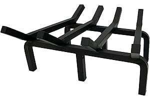SteelFreak Super Heavy Duty Steel Fireplace Grate - Made in The USA (18 Inch)