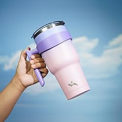 Konokyo 30 oz Tumbler with Handle and 2 Straw 2