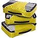 eBags Medium Classic Packing Cubes for Travel - 3pc Set - (Canary)