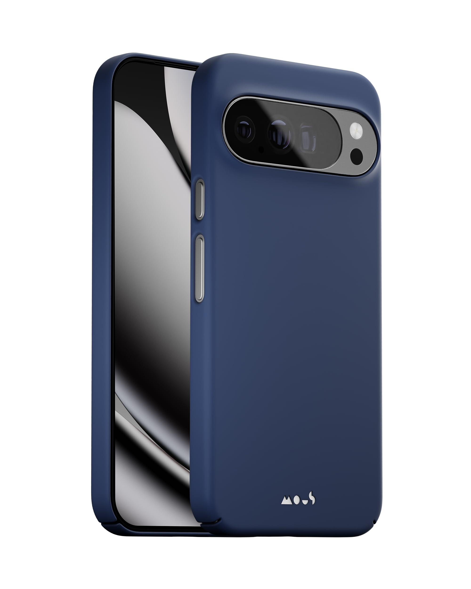 Photo 1 of Mous for Google Pixel 10 Pro XL (2025) Case, Compatible with Qi2 MagSafe and Pixelsnap - Super Thin - Anti-Scratch Protective Phone Cover - Charcoal Blue