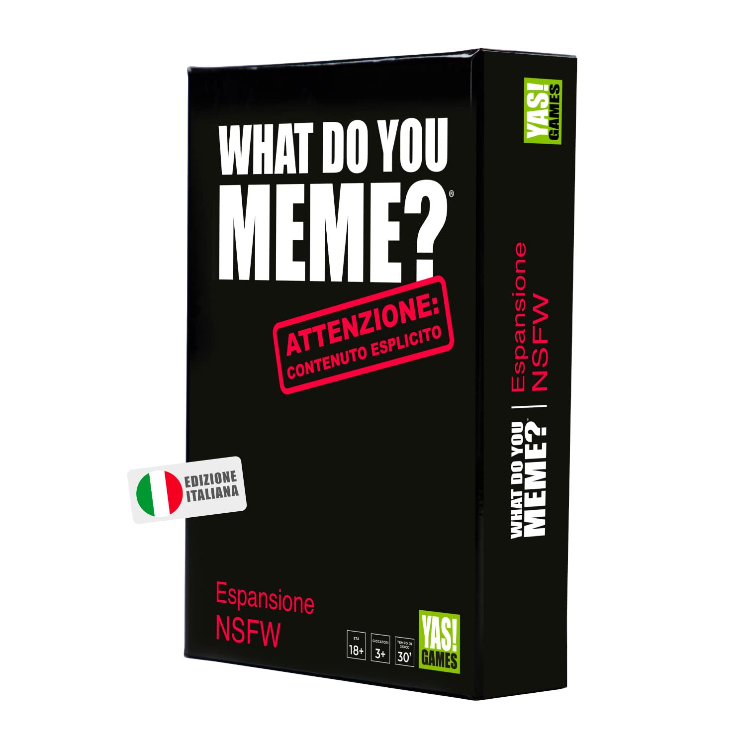 Rocco Giocattoli What Do You Meme? NSFW - Yas Games - L'Unico In Italiano, For 18 Years and Up