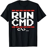 RUN CMD Programmer T-Shirt