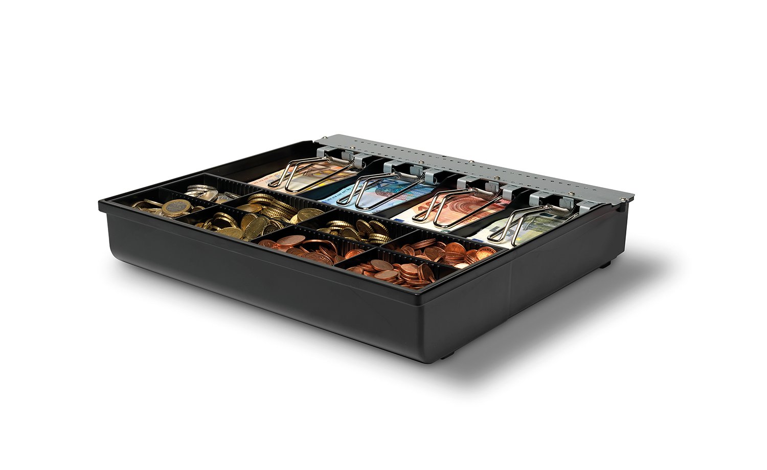 Safescan 3540T Drawer Insert for SD-3540 Layout 8 Coin Compartments Black