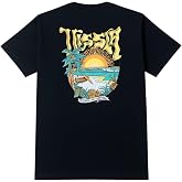 VISSLA Men&rsquo;s Supernova Short Sleeve Tee in Black