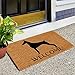 Calloway Mills 102972436 Doberman Doormat, 2' x 3' Natural/Black