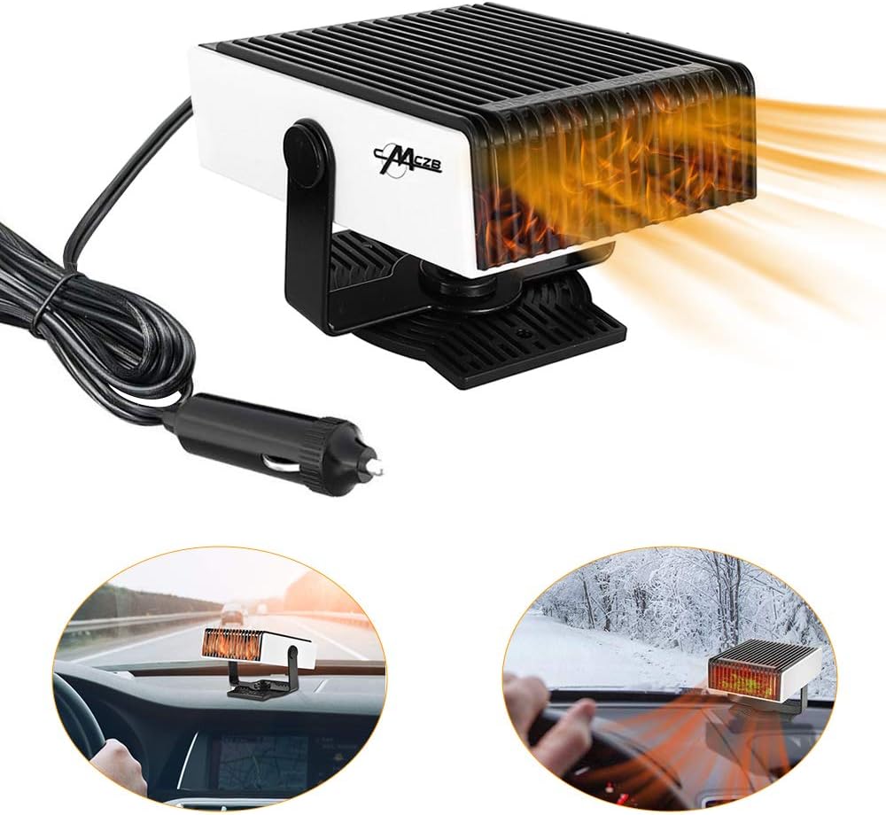 Achort Portable Car Heater, 12V 150W Windshield Defogger Defroster