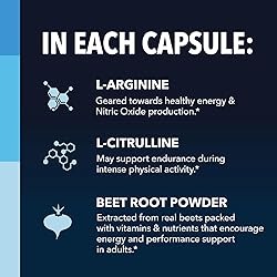 L-Arginine Capsules with L-Citrulline - Nitric