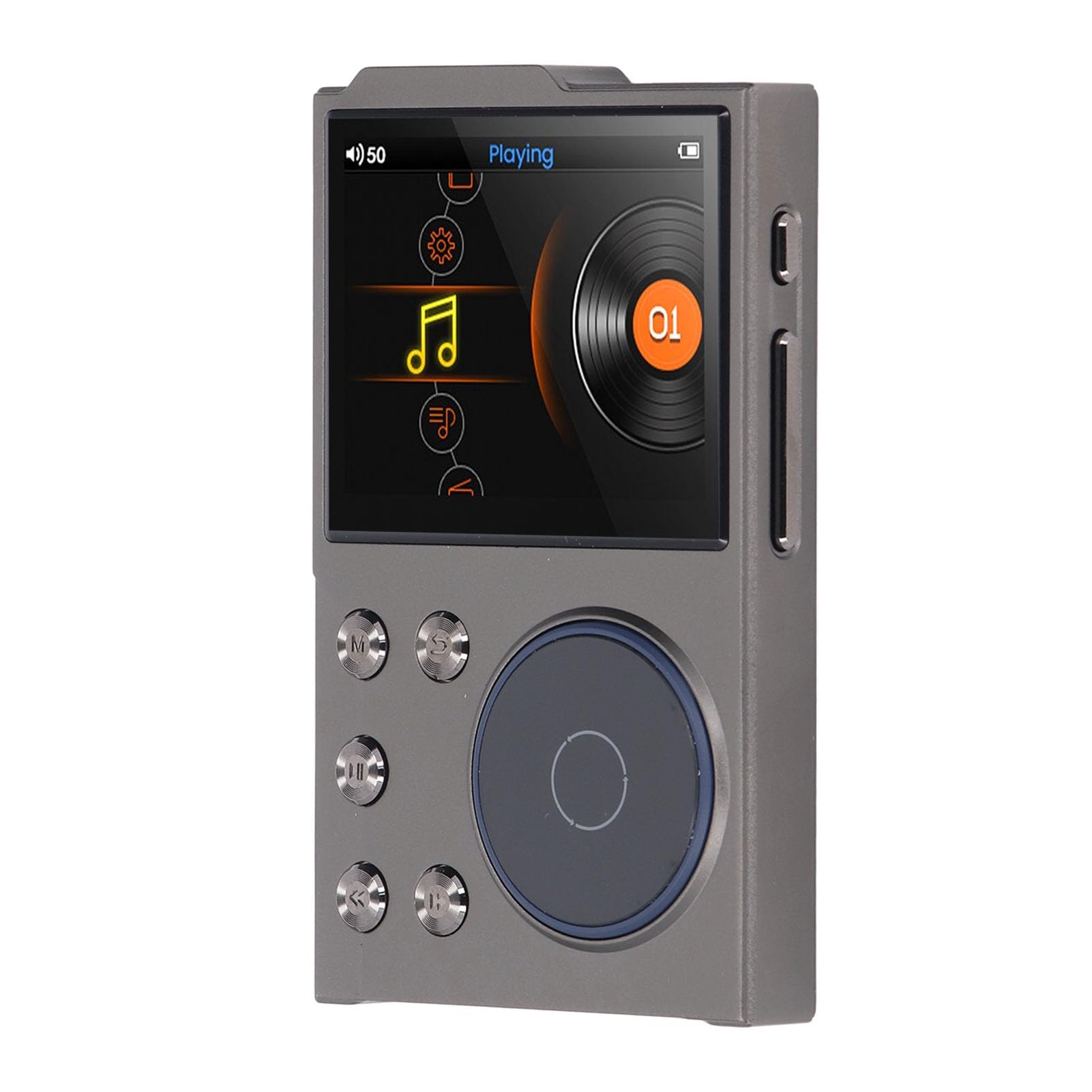 Photo 1 of 16GB HiFi MP3 Player with Bluetooth, Digital Audio Player 2.4 Inch HD Screen Lossless Music Player for Audible, Home Sound System DSD FLAC HD HiFi Portable MP3 Player