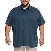 HOdo Big and Tall Mens Polo Shirt Moisture Wicking Sport Golf Shirts 2XL-6XL