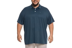 HODO Big and Tall Mens Polo Shirt Moisture Wicking Sport Golf Shirts 2XL-6XL