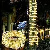 Solar Rope Light 33FT 100L IP65 Waterproof Outdoor