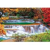 Diamond Painting Kits for Adults Full Drill,Handmade DIY 5D Paint with Diamonds by Number Kits,Diamond Art Home Decor Craft Perfect Gift, Waterfall,16X12 Inches