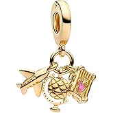 925 Sterling Silver Bead Charm Love Heart Family Charms Fit for Pandora Bracelets and Necklaces Christmas Dangle Pendant for Women Jewelry, Valentine's Day Birthday Gift