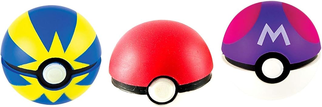 Sqzkzc 48 Pokemon Figuras De Coleccion Aleatorias 3 Poke Bolas Pokeball Color Rojo Y Blanco 3 Colors Amazon Co Uk Toys Games