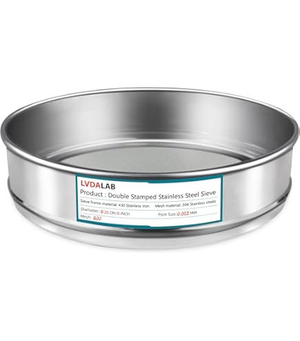 Tamis De Farine Industrielle 200 Diamètre Tamis De Test En Acier Inoxydable 100