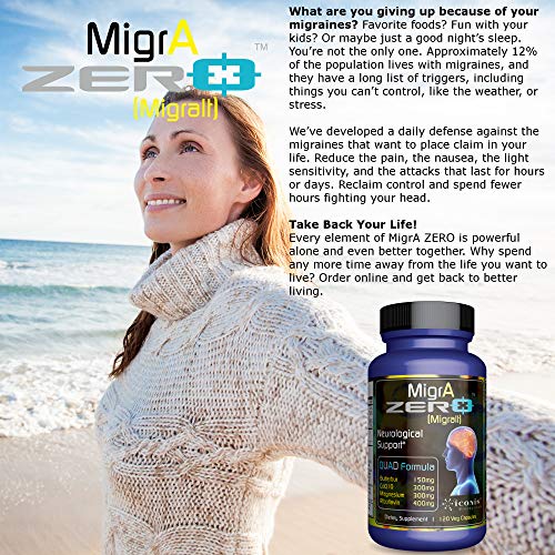 Migraine Relief, QuadFormula with PAFree Butterbur (150mg), CoQ10